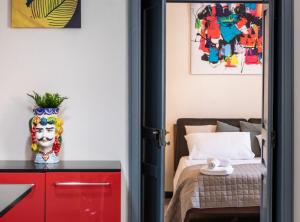 Voodi või voodid majutusasutuse Guest House Aurispa toas