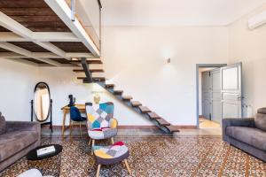 Istumisnurk majutusasutuses Guest House Aurispa