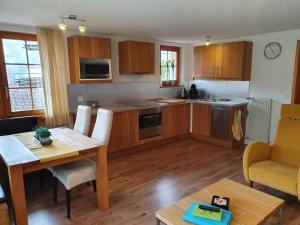 Kuchyň nebo kuchyňský kout v ubytování Chalet Valerie