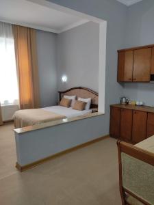 Postel nebo postele na pokoji v ubytování Shindan Hotel Astara