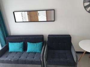 Posezení v ubytování Apartamenty Chata u Rybaka