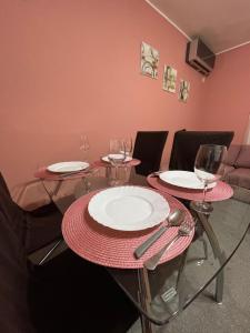 Istumisnurk majutusasutuses Apartman Prima Sombor