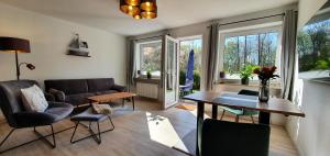 Χώρος καθιστικού στο Vogelkoje - Urlaub an der Nordsee in Nordfriesland +9 φωτογραφίες