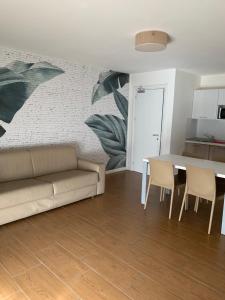 Kuchyň nebo kuchyňský kout v ubytování Apart Hotel Atlantic