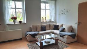 Posezení v ubytování Ferienwohnung Czampiel