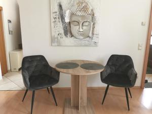 Posezení v ubytování Ferienwohnung Czampiel