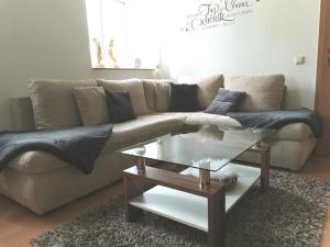 Posezení v ubytování Ferienwohnung Czampiel