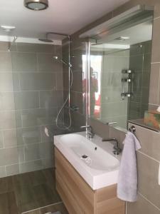 Koupelna v ubytování B&B Porcini