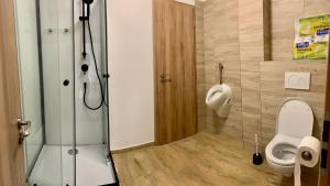 Vannituba majutusasutuses Apartmány Statek Bezdědice