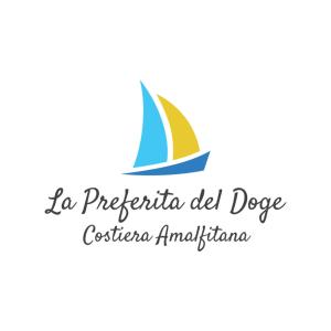 a sailboat logo with the words la pacificific del dog colombia at La Preferita del Doge in Atrani