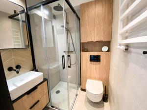Kúpeľňa v ubytovaní ALEapartament + 16 fotografií