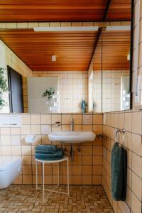 Un baño de Ferienwohnung Ruhestifter