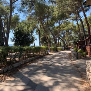 Zahrada ubytování LunaBay Biograd Mobile Home
