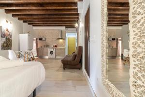 Posezení v ubytování Allo Apartments Plateros Centro Jacuzzi Comunitario