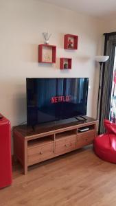 Et tv og/eller underholdning på City Life Arrecife Apartment