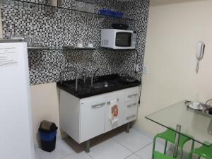 Kuchyň nebo kuchyňský kout v ubytování atlantico flat 01