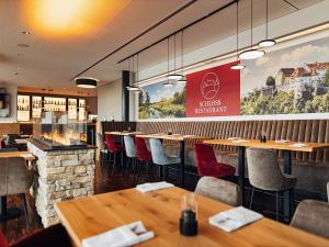 Restaurace v ubytování Schlosshotel Hellenstein