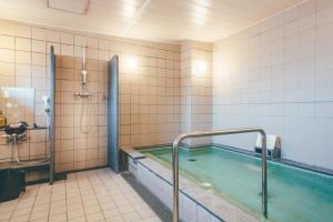 Et badeværelse på Hotel Kuretakeso Takayama Ekimae