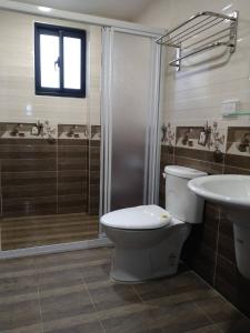 Koupelna v ubytování Chikubi Homestay