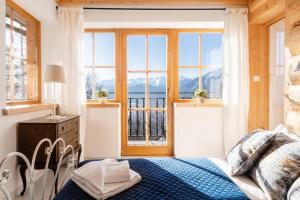 Posteľ alebo postele v izbe v ubytovaní Apartamenty Stylowe Zakopane
