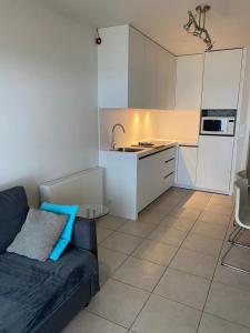 Virtuvė arba virtuvėlė apgyvendinimo įstaigoje Appartement Zeezicht