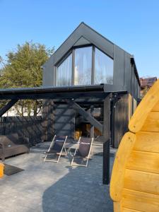 Balkón nebo terasa v ubytování Karmuszka Slow