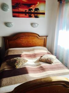 Postel nebo postele na pokoji v ubytování Rolling Stone Hostel