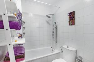 Koupelna v ubytování Apartamento Porís