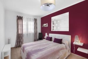 Postel nebo postele na pokoji v ubytování Apartamento Porís