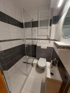 A bathroom at Palma Vendégház