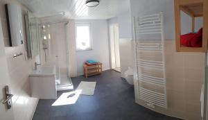 Koupelna v ubytování Ferienwohnung an der Schelde