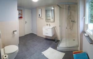 Koupelna v ubytování Ferienwohnung an der Schelde