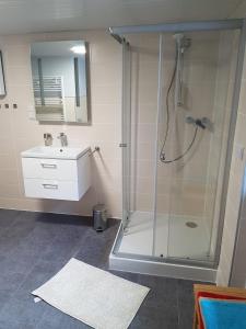 Koupelna v ubytování Ferienwohnung an der Schelde