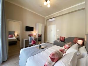 TV a/nebo společenská místnost v ubytování Hotel Eletto