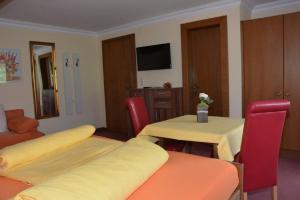 Postel nebo postele na pokoji v ubytování Haus Panorama