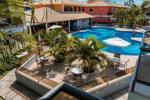 Bazén v ubytování Aquaville Apart Hotel nebo v jeho okolí