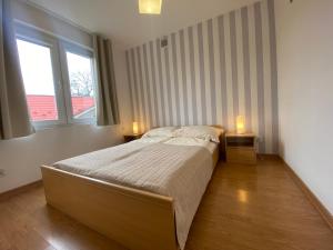 Villa Horyzont客房内的一张或多张床位