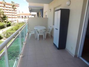 A balcony or terrace at Los Juncos