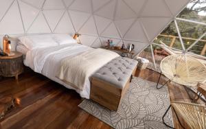 Postel nebo postele na pokoji v ubytování Nazca Glamping