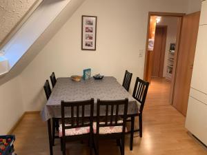 Posezení v ubytování Ferienwohnung Feist