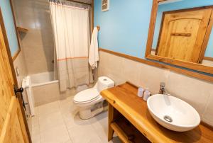 Kylpyhuone majoituspaikassa Espacio Ecole Pucon