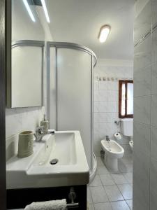 Phòng tắm tại Il Feudo