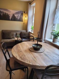 Posezení v ubytování Apartments und Bistro Zum Glasmacher