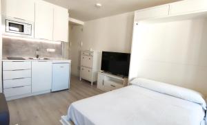 Kuchyň nebo kuchyňský kout v ubytování Gaviotas Beach - Alojamientos La Torre