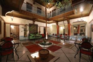 Posezení v ubytování Riad Atlas Acacia