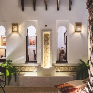 Lobbyen eller receptionen på Riad le Clos des Arts