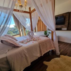 Recanto dos Moinhos - Boutique Hotel客房内的一张或多张床位