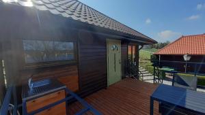 Balkon lub taras w obiekcie Port Jeziorak