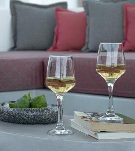 Nápoje v ubytovaní Aurora Apartment (Pera Gialos)