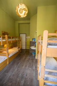Voodi või voodid majutusasutuse Treestyle Hostel toas